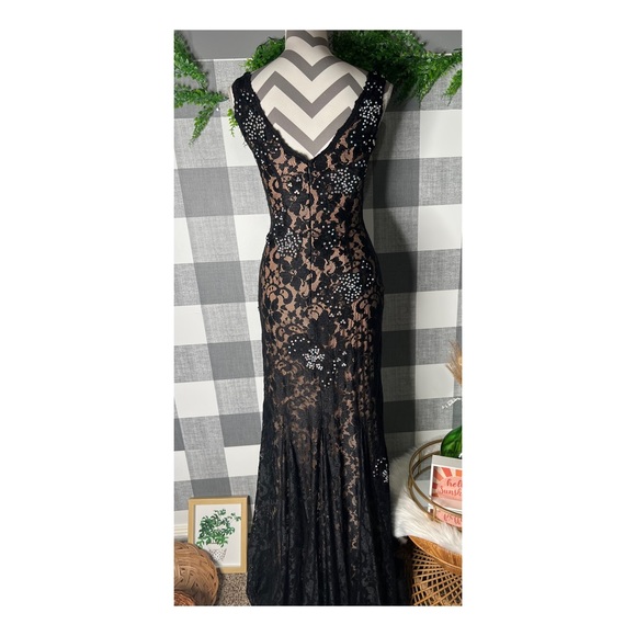 Jovani Black Prom Military Ball Dress - Picture 2 of 7